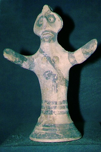 Cypriot terracotta male figure